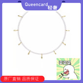 热卖 何方HEFANG 新品 金叶子项链珍珠静奢风轻奢优雅高级气质