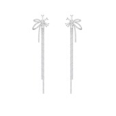 珠宝 雪束流苏耳环HEFANG设计夸张轻奢优雅高级感长款 耳