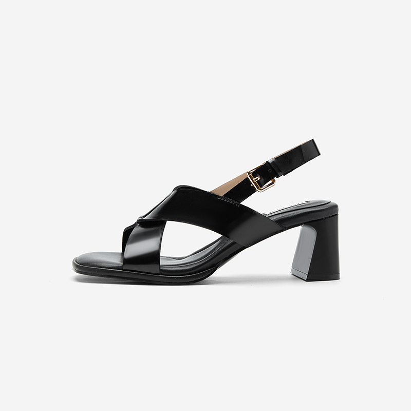 NineWest/玖熙凉鞋一字扣带女鞋