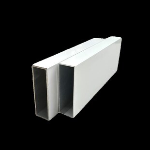 热销铝方管80x25x2哑光白色铝方通金属平开门衣柜框架铝合金型材
