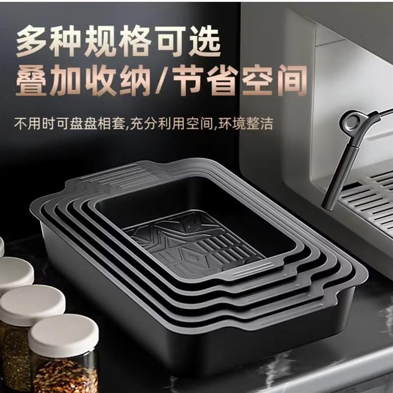 热销加厚不沾烤鱼盘长方形家用加深盘电磁炉碳钢托盘烤肉烧烤盘商