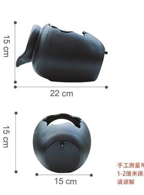 古风仿陶罐小号开口古法养鱼流水罐庭院水培水缸鱼池水循环过滤器