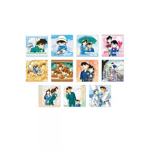 限购5/预售  名侦探柯南 原画系列 压克力杯垫 随机盲抽