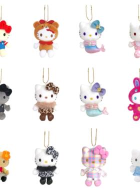 定金预定25年7月再贩Hellokitty豹纹人鱼黑色平成挂件