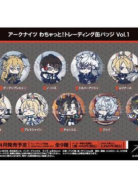 限购5/预定定金 SOL 明日方舟 六周年 Fes Q版吧唧徽章Vol1-2 N02