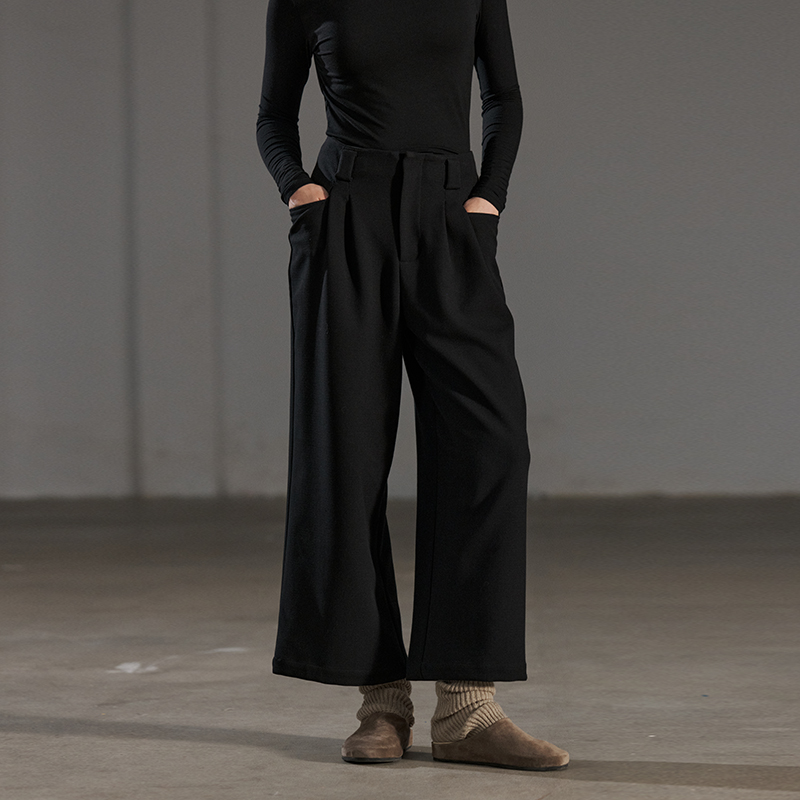 NONRESTRAIN高腰九分裤休闲裤