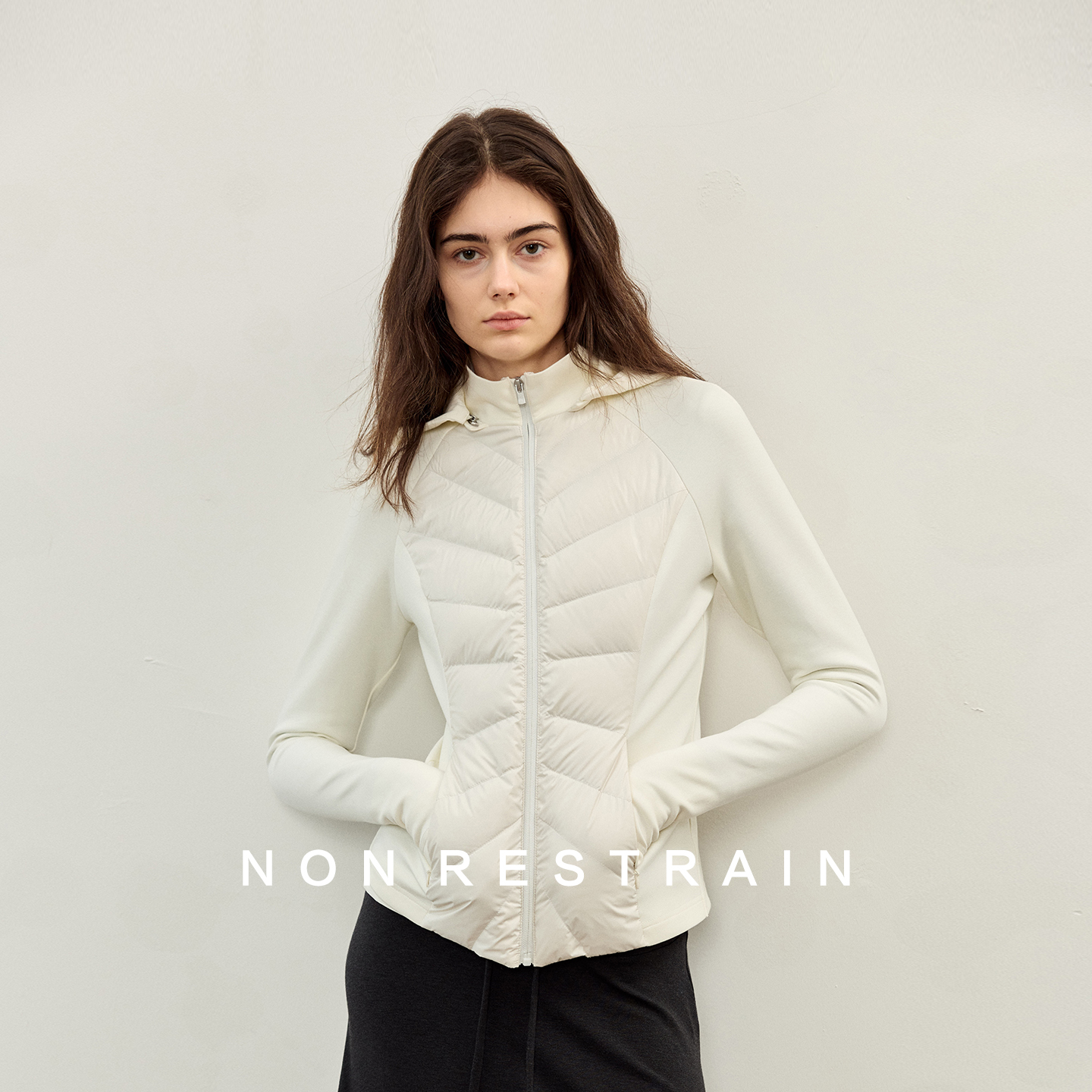 NONRESTRAIN三防连帽羽绒服外套