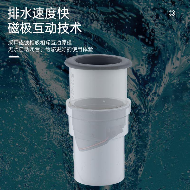 面盆下水道防返臭神器洗手盆下水管堵口密封塞台盆5075通用封口盖