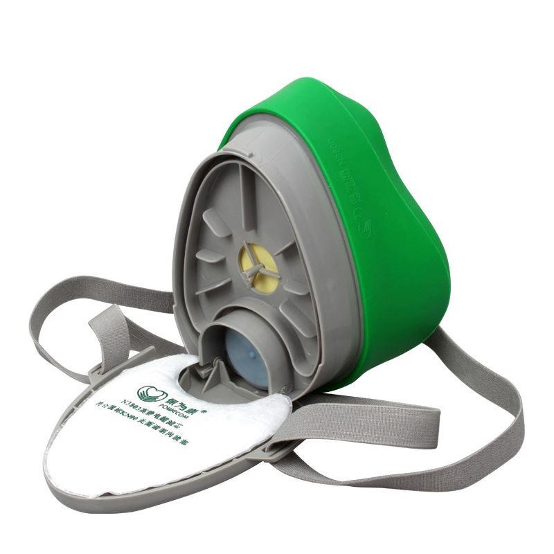 保为康3800防尘过滤棉面具防工业粉尘灰尘打磨透气煤矿防护面罩男