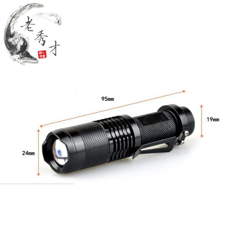 西北风 头盔导轨用强光手电筒 户外骑行超亮五档调节 可旋转电棒