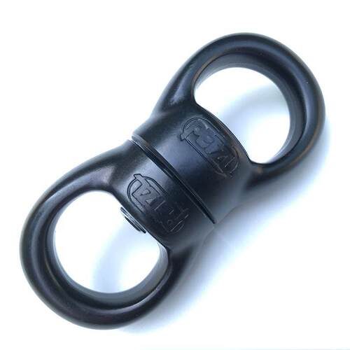 PETZL攀索P58SO L户外高空救援滚珠轴承旋转连接器可开启万向节