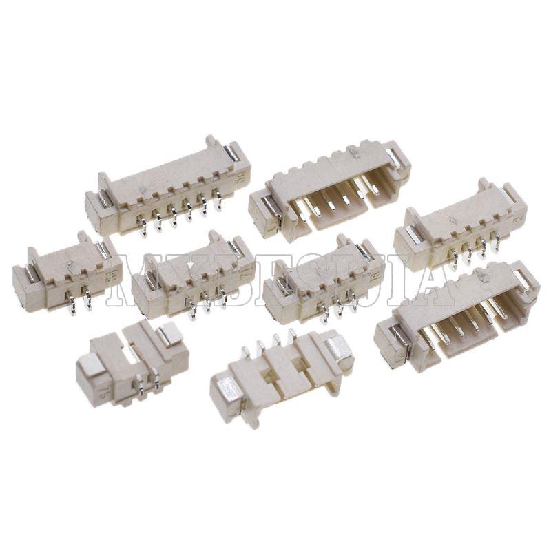 1.25 卧贴1.25mm贴片座 2/3/4/5/6/8-16P 卧式贴片针座 SMT连接器