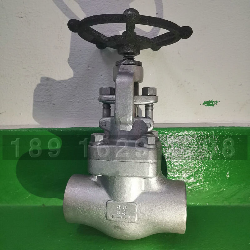 。高压截止阀DN25不锈钢焊接电厂蒸汽导热油承插锻造A105阀门J61Y