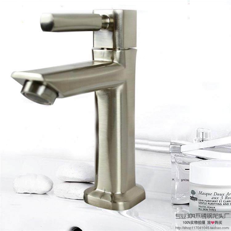 304不锈钢单冷面盆龙头拉丝无铅台盆龙头洗脸盆龙头单孔冷水龙头,玩具/童车/益智/积木/模型,其它玩具,淘宝优惠券,粉丝福利购,淘宝优惠卷
