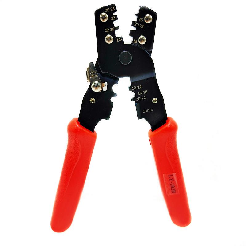 连续端子压线钳台湾OPT手动公母端子电脑插销连接器压接钳LY-202B