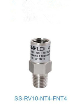 。安全阀敦阳AMFLO 316不锈钢泄压压力可调节范围50-6000psi 1/4N