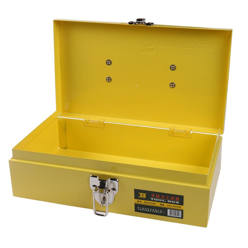 波斯工具 手提式工具箱 铁皮工具箱285*160*80mm BS522285