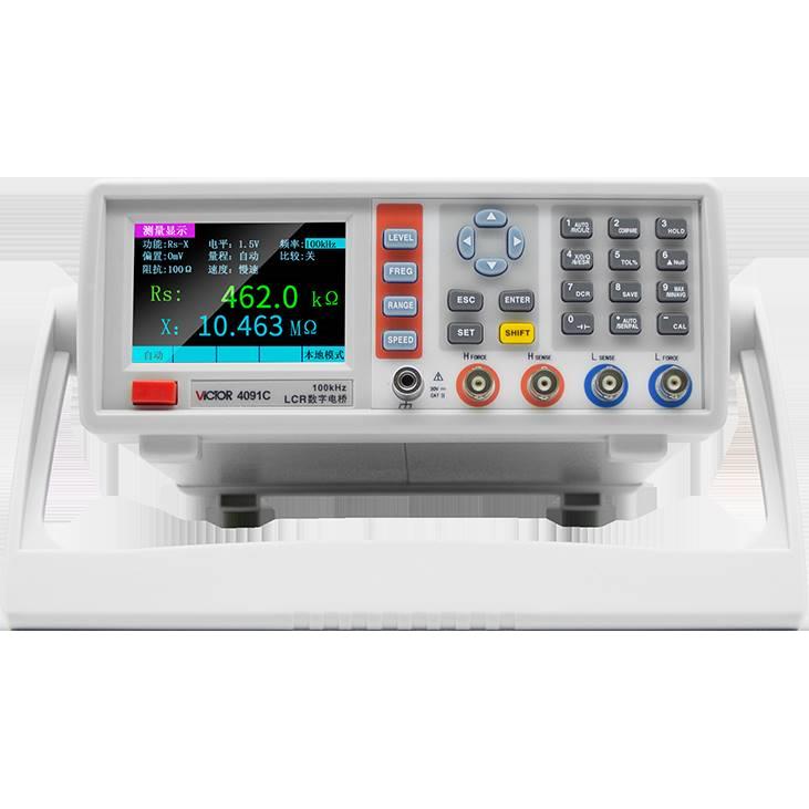 胜利VC4090A高精度台式LCR数字电桥电阻电感电容表测试仪VC4091C