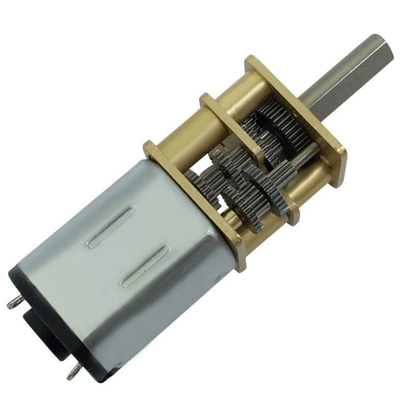 GA12-N20直流减速电机3V6V12V小马达1:1000速比大扭矩低速齿轮