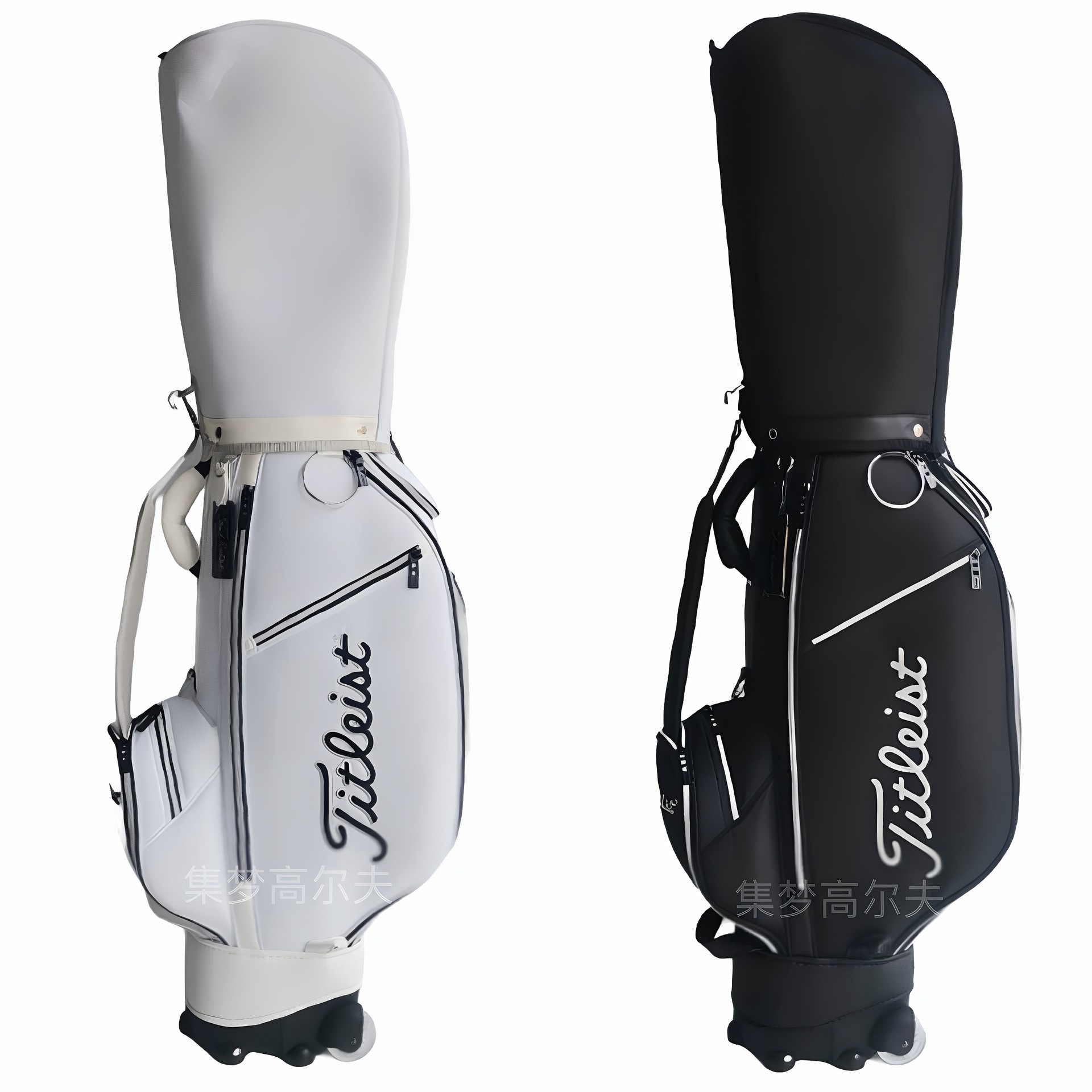 高尔夫球包2025新款男女通用布料标准拉杆带轮包轻高尔夫包