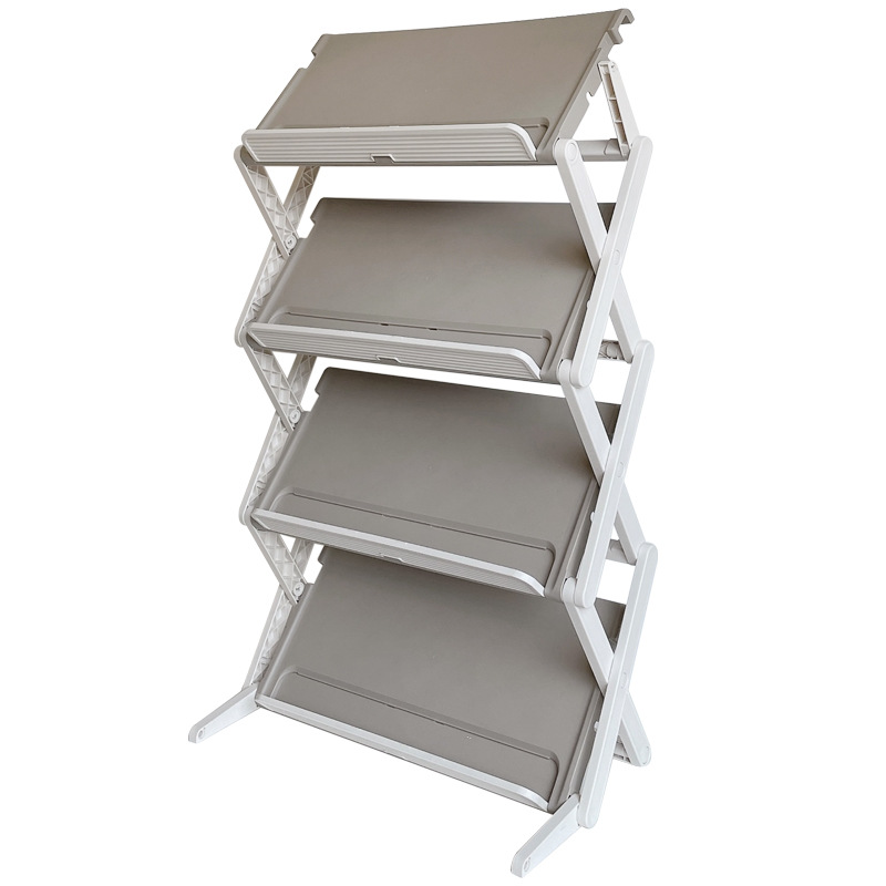 简易鞋架子家用门口m宿舍摺叠鞋架新款2025新款免安装鞋柜收纳w&