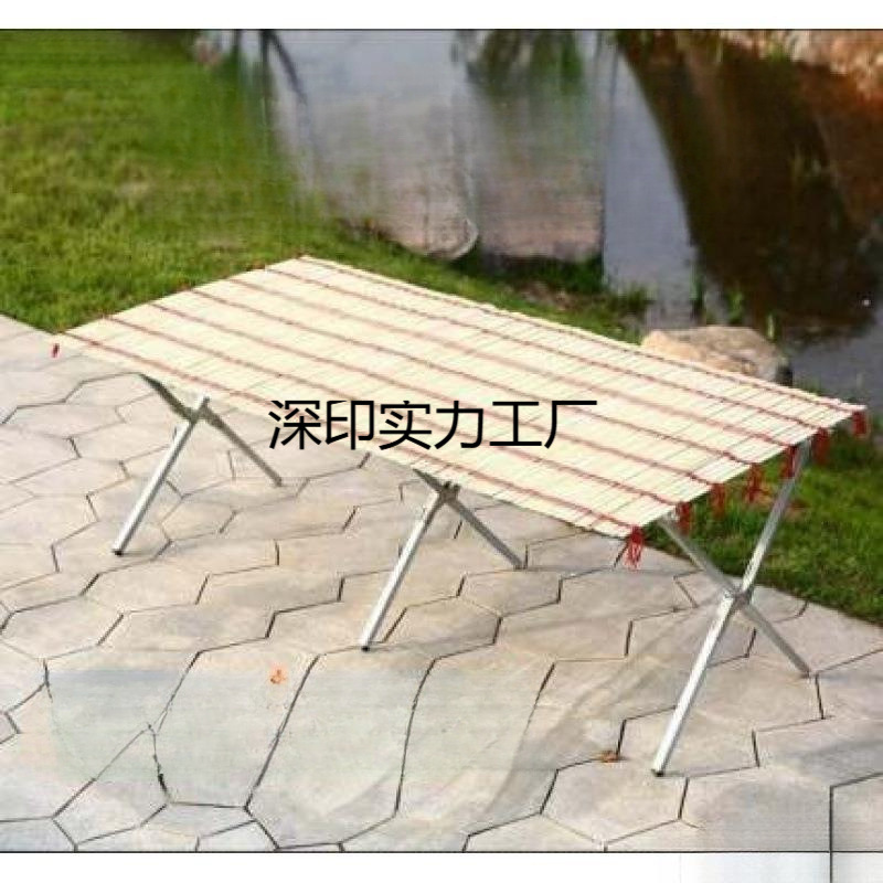 米货架竹席竹排片竹板另配地摊架子厚折叠摆摊工具竹帘厂家直销批