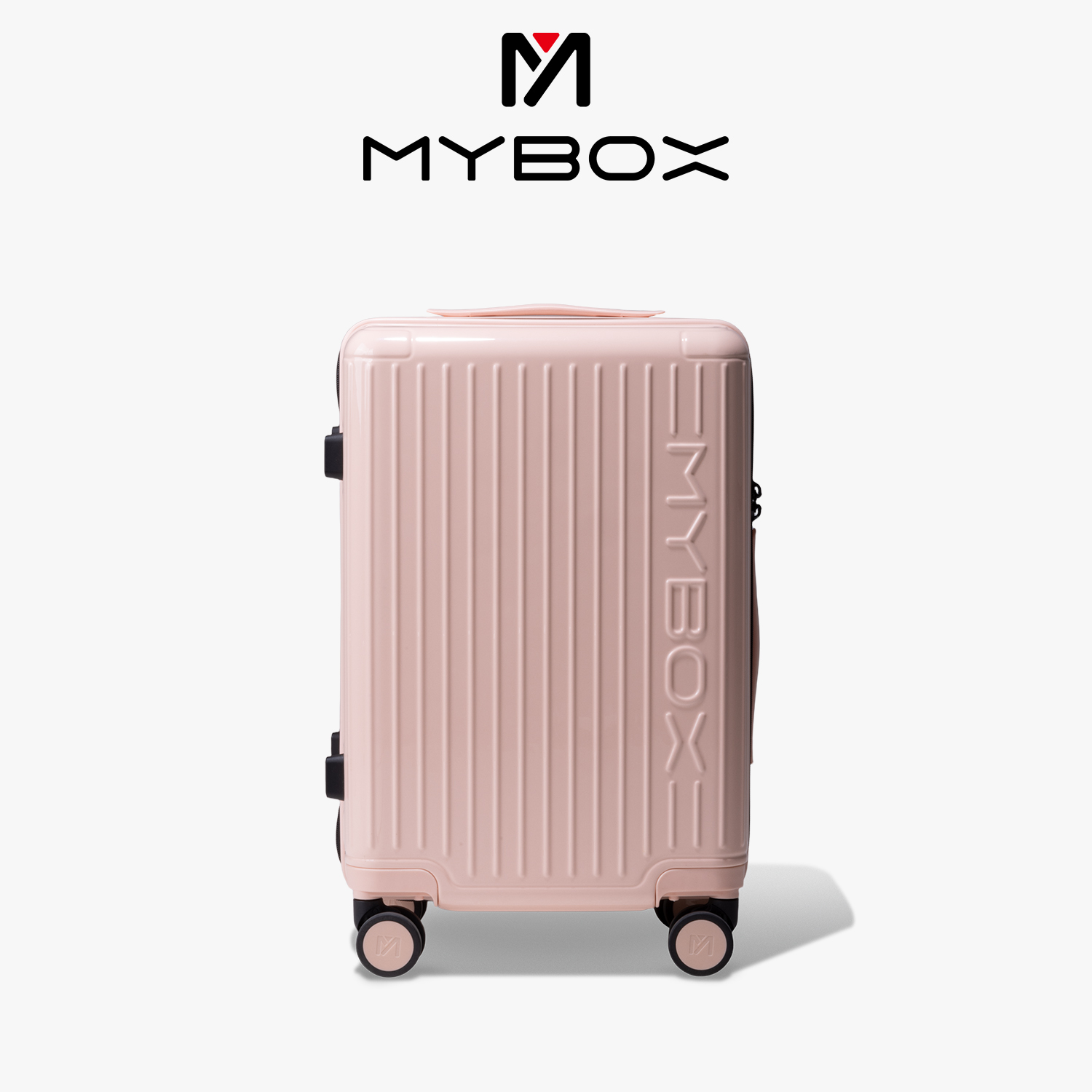 MYBOX超轻拉链款减震轮行李箱