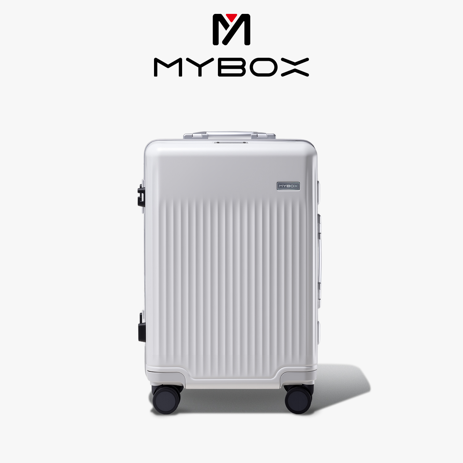 MYBOX行李箱铝框20寸可登机轻奢商务减震轮旅行箱拉杆箱结实耐用