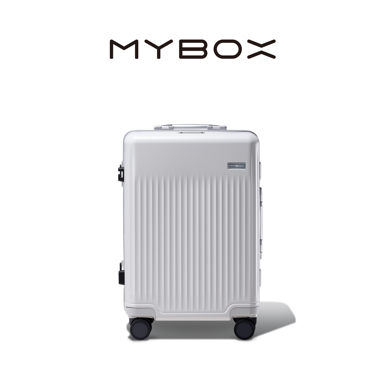 MYBOX行李箱铝框20寸可登机轻奢商务减震轮旅行箱拉杆箱结实耐用