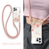 ins风荷花适用三星s26ultra手机壳s25 a55 a36女a52 气质s24fe全包s22plus斜挎挂绳a04s a13防摔a25高级感a31