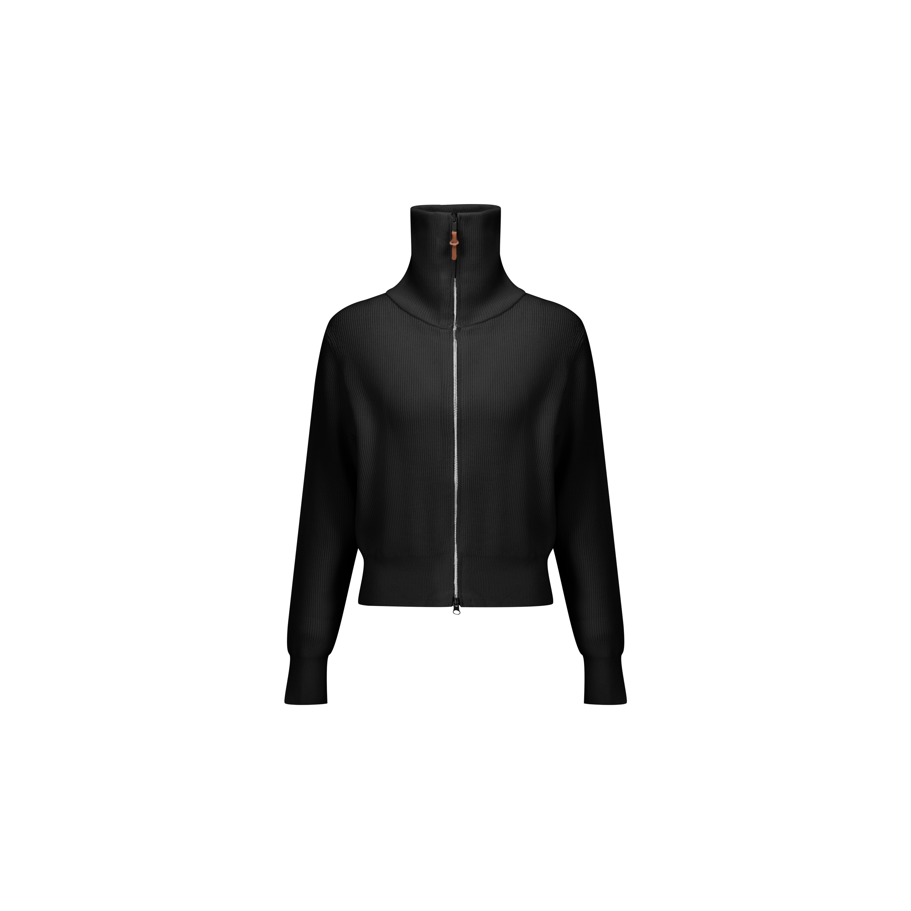 【扬子纱鱼鳞翻领百搭外套】一衣三穿大翻领双拉链全羊毛