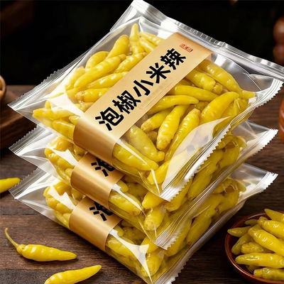 四川老坛泡椒小米辣野山椒官方旗舰店凤爪蘸水小包装炒菜母水火锅