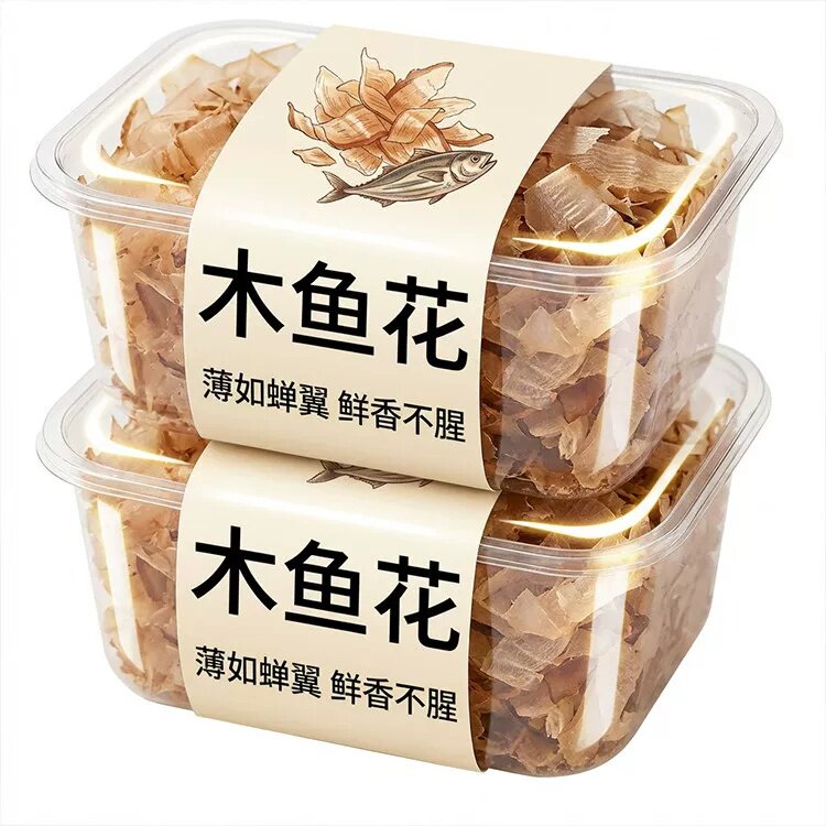 木鱼花章鱼小丸子材料寿司食材配料木鱼花干柴鱼片丝鲣鱼墨鱼商用