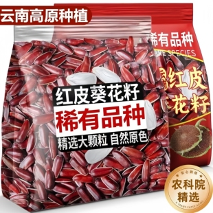农科院云南红皮瓜子新货大颗粒原味水果生葵花籽甜糯坚果休闲零食