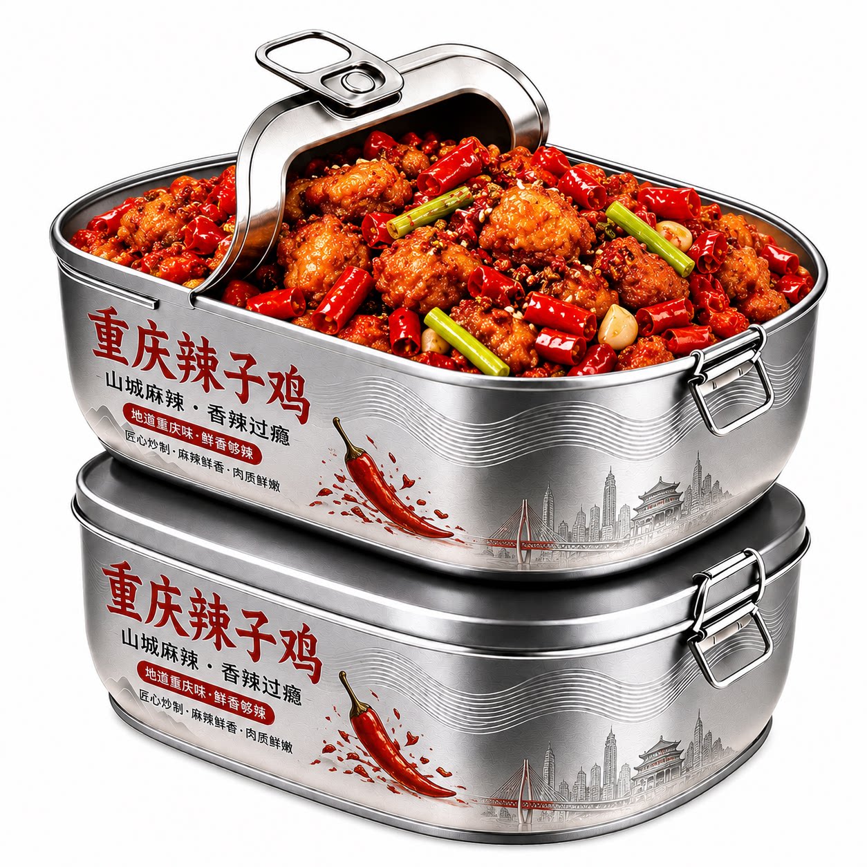 老字号！歌乐山辣子鸡预制菜重庆特产空气炸锅食品速食零食家商用