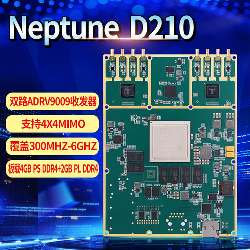 尼普顿2路ADRV90094R4T XCZU15EG ADI HMC7044 AD9361 FPGA开发板