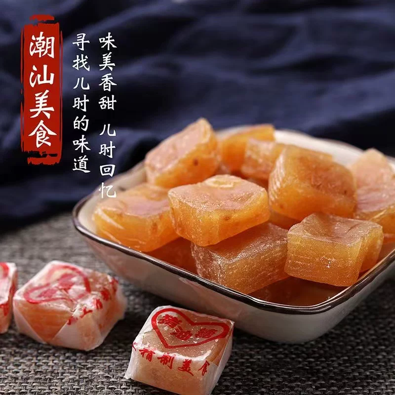 猪油糖正宗老牌广东潮汕海丰特产8090后儿时经典怀旧零食品软糖果