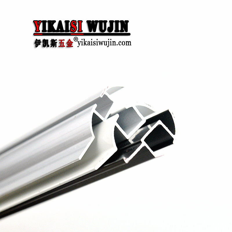 加厚免开槽衣柜移门单滑槽推拉橱柜地轨道趟门滑轨铝合金导轨配件