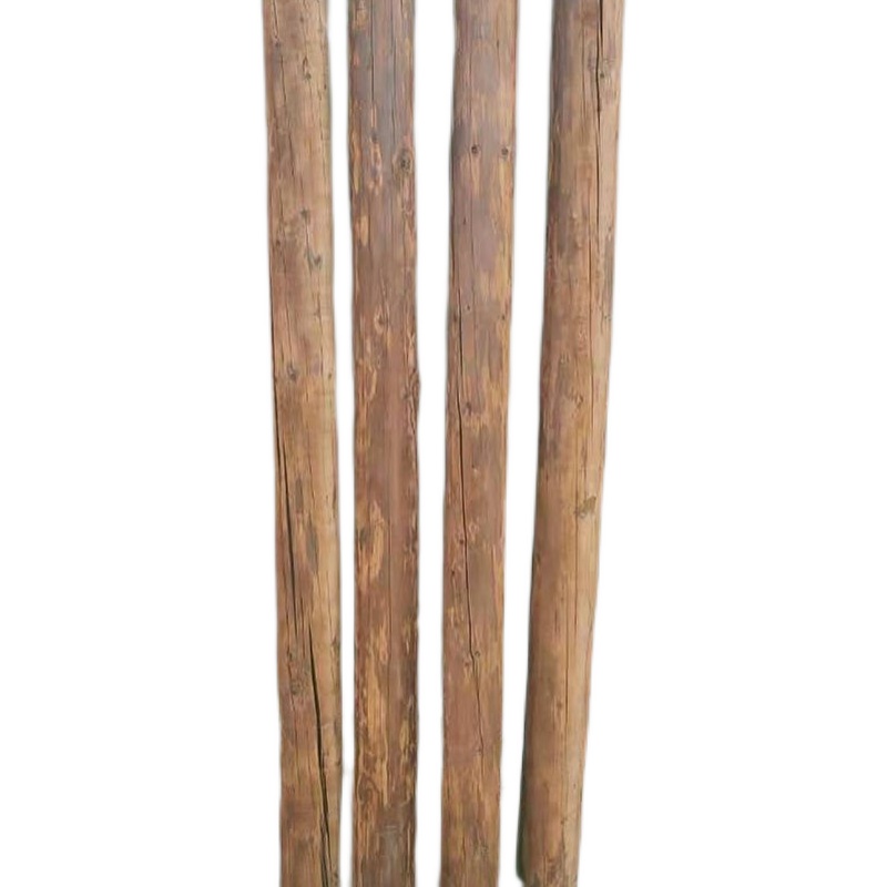 原木柱子防腐老木料实木圆柱古建筑房梁凉亭玄关立柱壁炉装饰木头