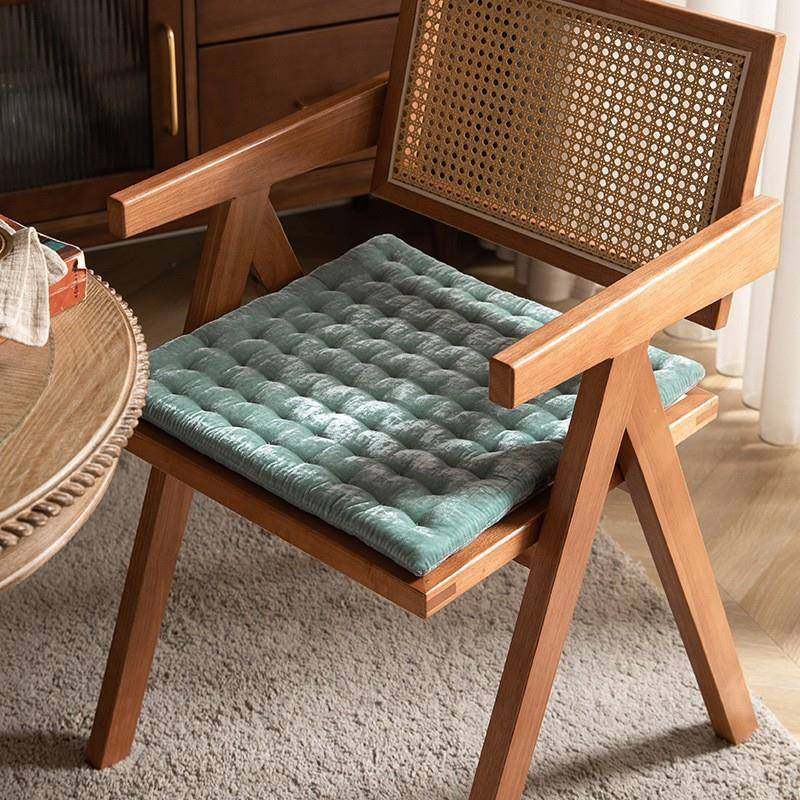 高档轻奢卧室丝绒屁垫复古纯色客厅坐垫餐厅座垫手工方形椅垫,居家布艺,美臀垫/保健坐垫,淘宝优惠券,粉丝福利购,淘宝优惠卷