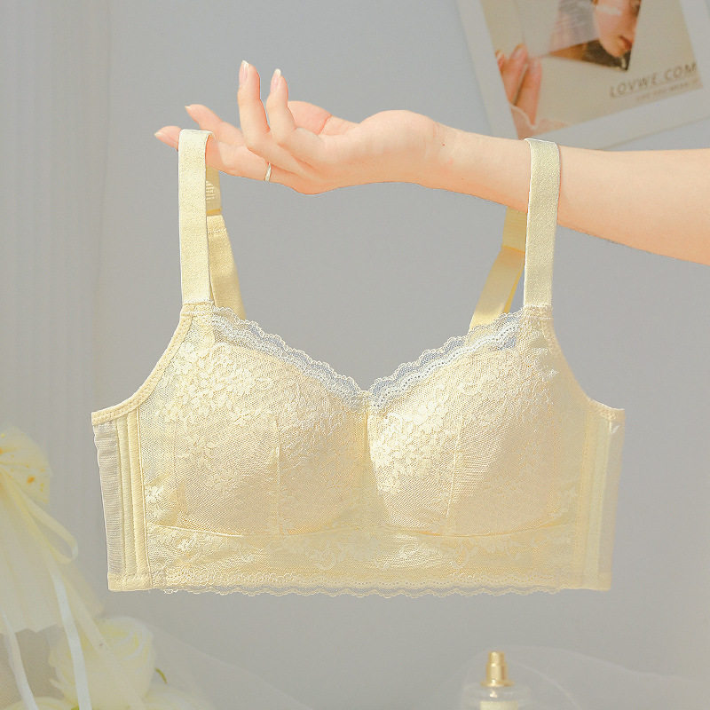 2025夏季新款聚拢轻薄文胸女士无钢圈副乳收拢调整型大胸显小神器,女士内衣/男士内衣/家居服,少女文胸,淘宝优惠券,粉丝福利购,淘宝优惠卷