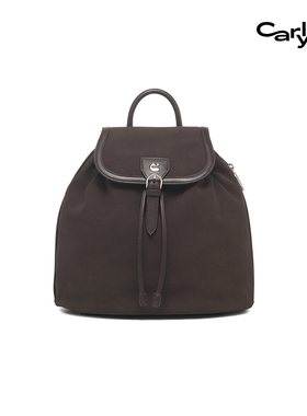 Carlyn LAV SUEDE韩国秋冬质感手提双肩背包通勤日常包大容量简约