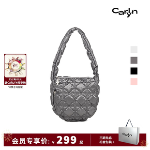 Carlyn NEW SOFT M中号新款大爆褶皱云朵包单肩手提包包
