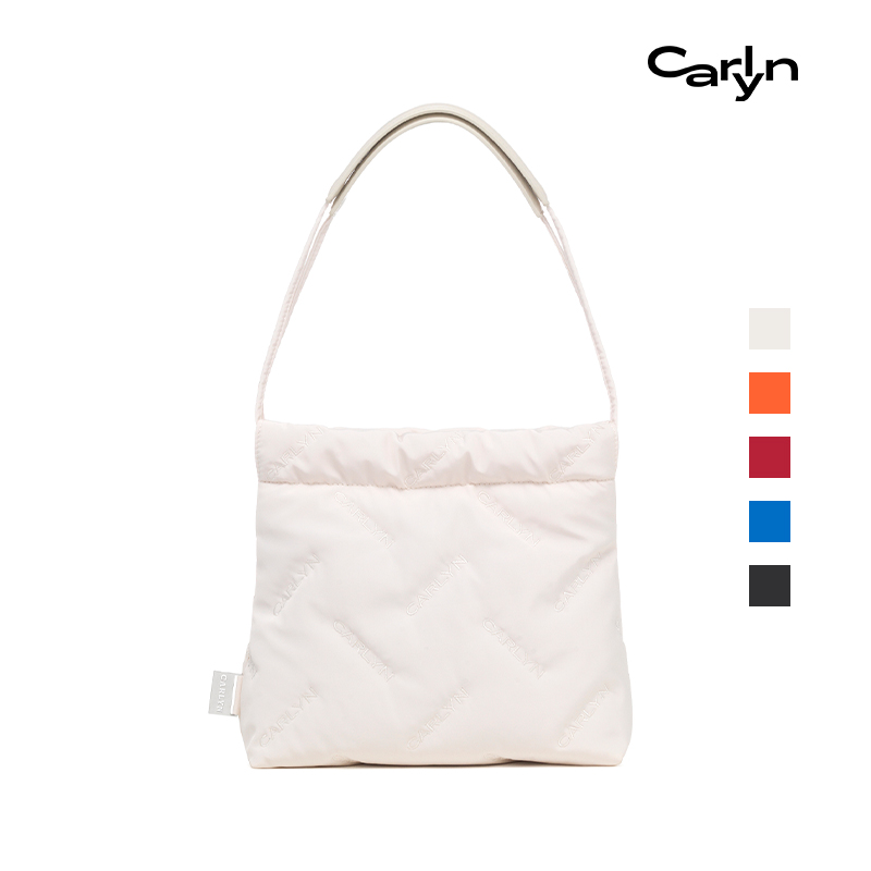 Carlyn SUGAR TWEE MINI垃圾袋韩国小众云朵尼龙百搭单肩手提包包