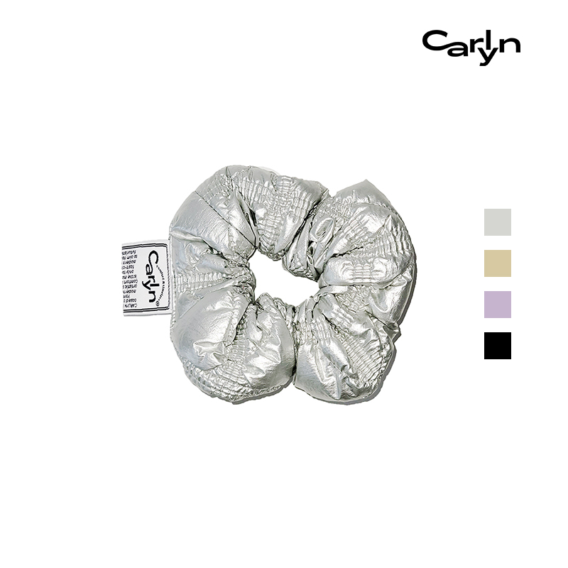 Carlyn POING SCRUNCHIE韩国ins头绳发带可爱发圈褶皱感