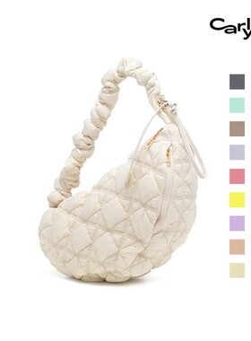 【虞书欣同款】Carlyn COZY M新年礼物中号韩国云朵饺子马鞍包