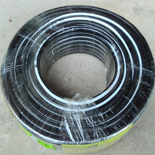 黑色PVC高压软管风镐防爆气管风炮管浇花洗车工业水管4 6 8分1寸