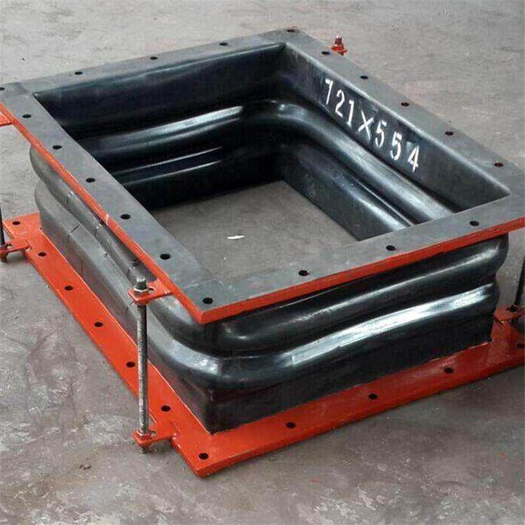 FVB型风道橡胶补偿器FUB型烟风道减震矩形风道圆形烟道膨胀节