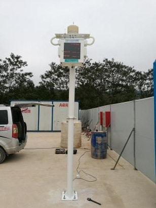 简易版扬尘噪声监测设备带屏幕一体实时监控扬尘污染源设备