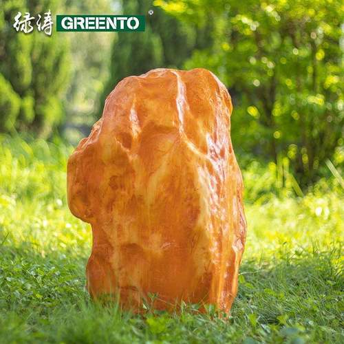 绿涛树脂玻璃钢发光石头灯仿真石头可以发光